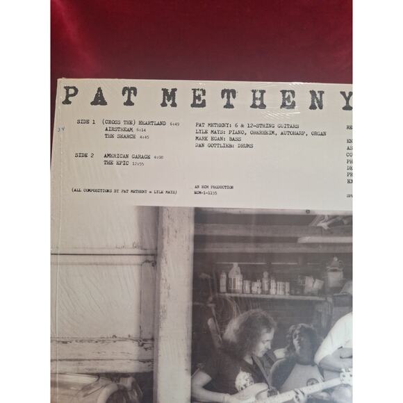 Pat Metheny Group – American Garage Vinyl LP ECM 1155 VG+/NM - Picture 7 of 7
